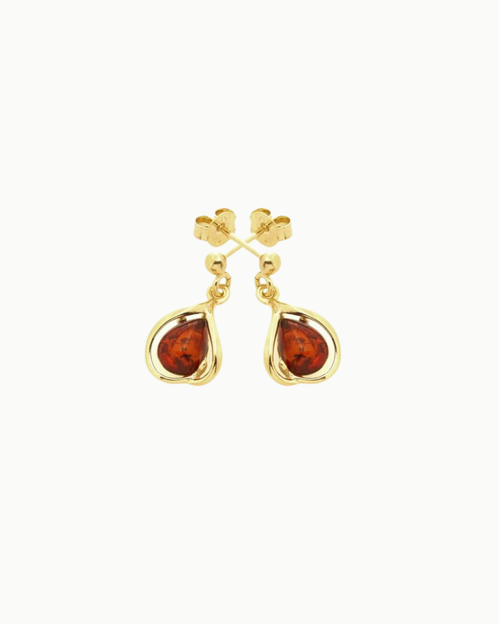 Amber Glow oorbellen