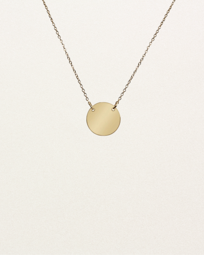 Coin ketting met gravure