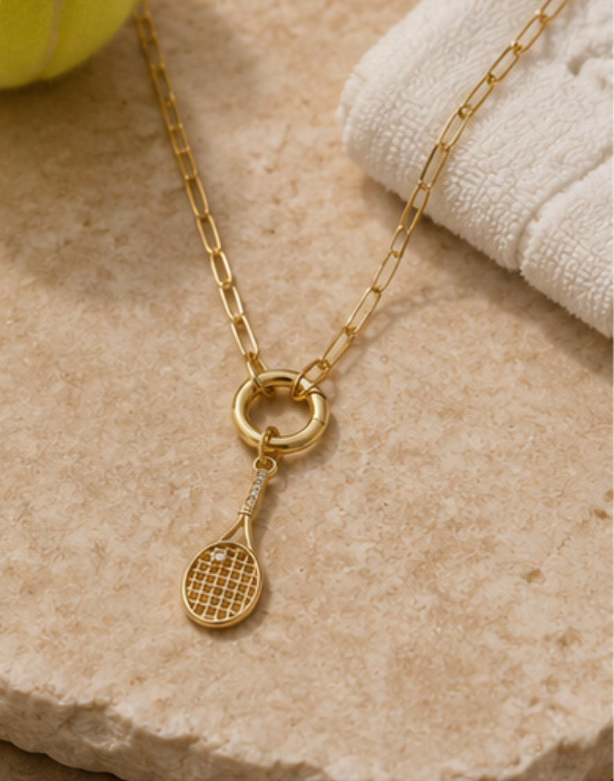 Tennisracket Ketting