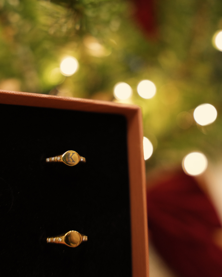 Signet ring met initiaal