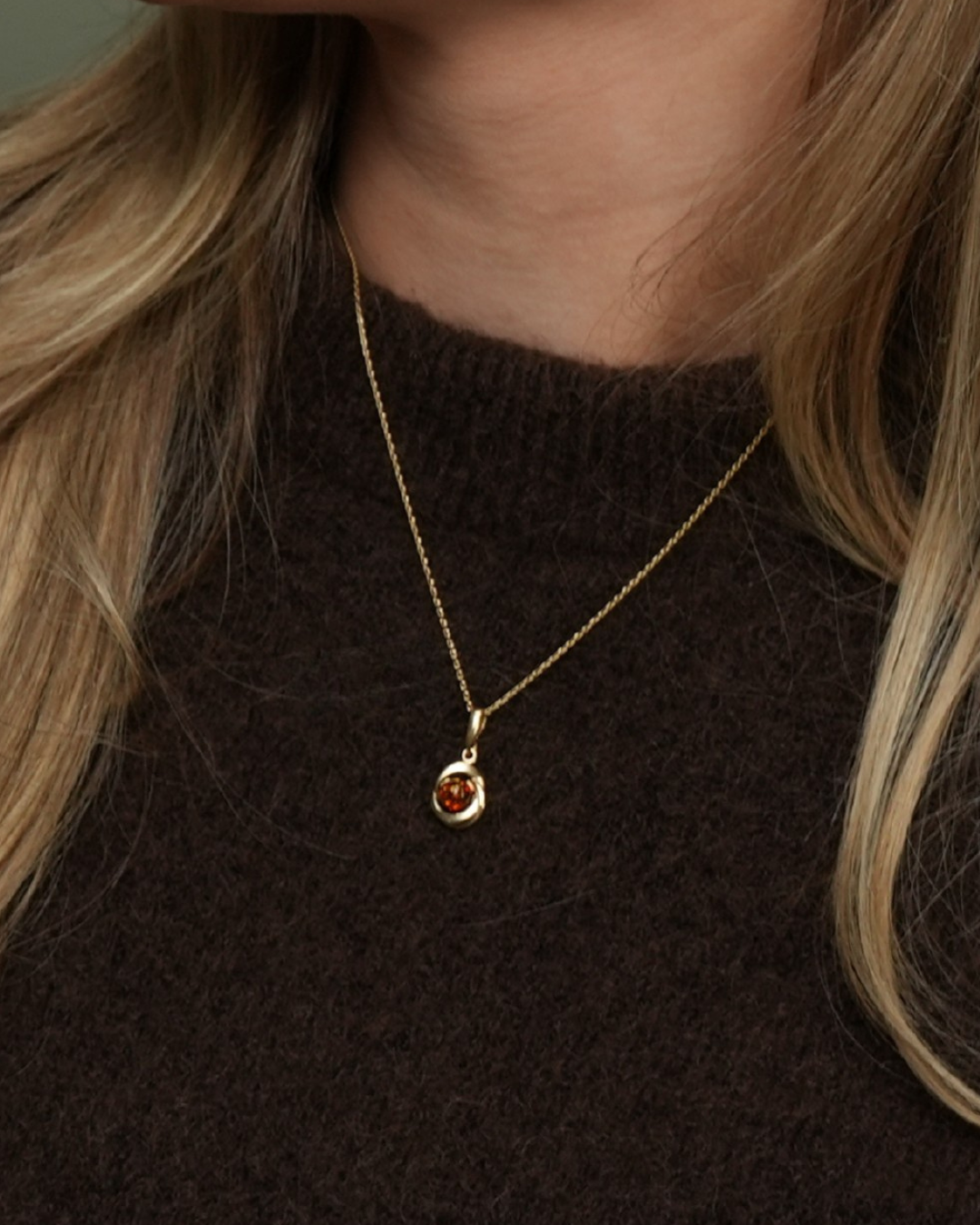 Amber Glow ketting