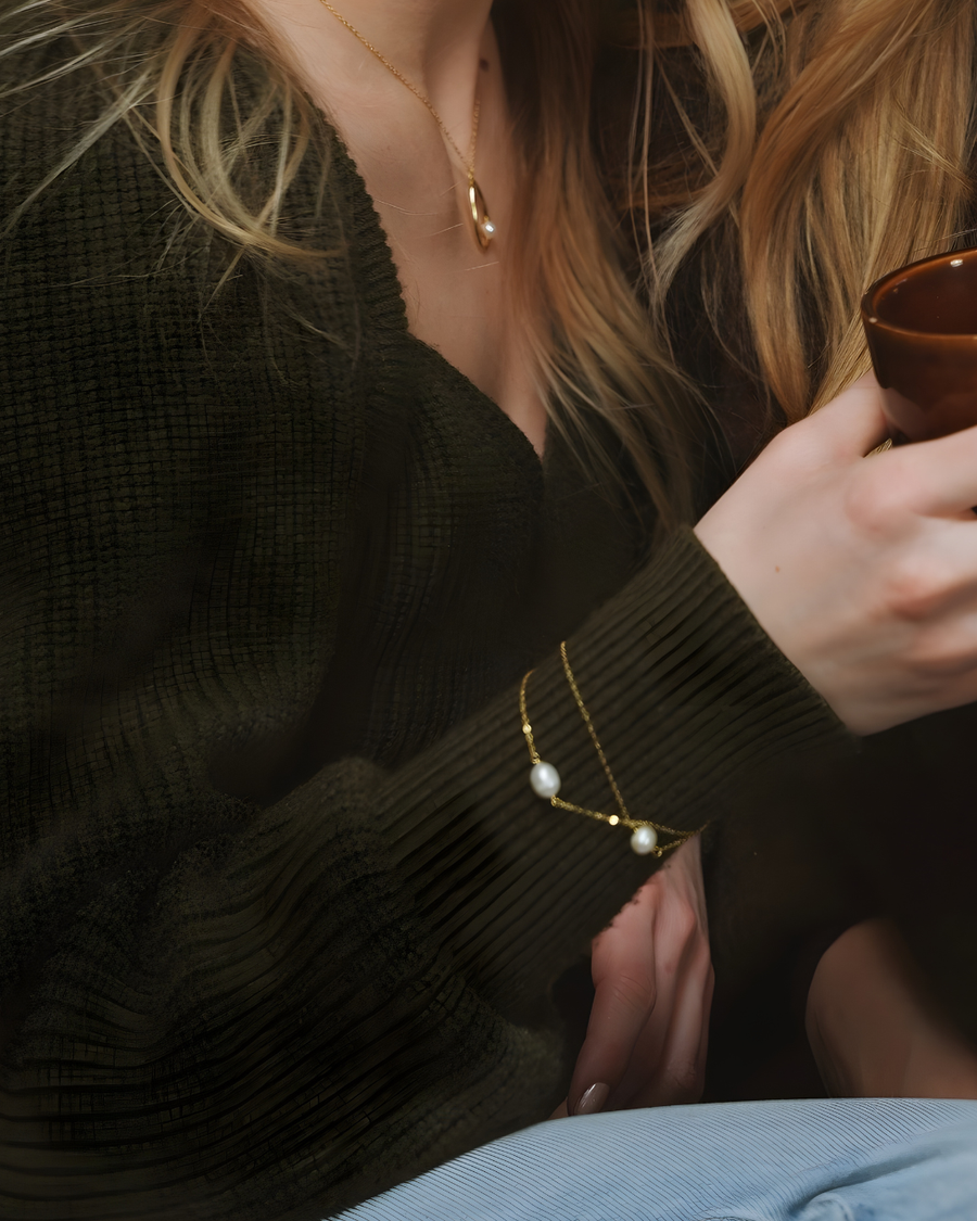 Gentle pearl armband