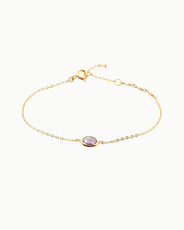 Violet Grace armband met amethist
