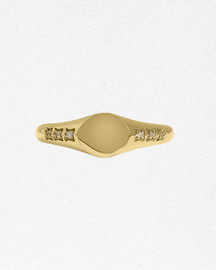 Signet ring met initiaal